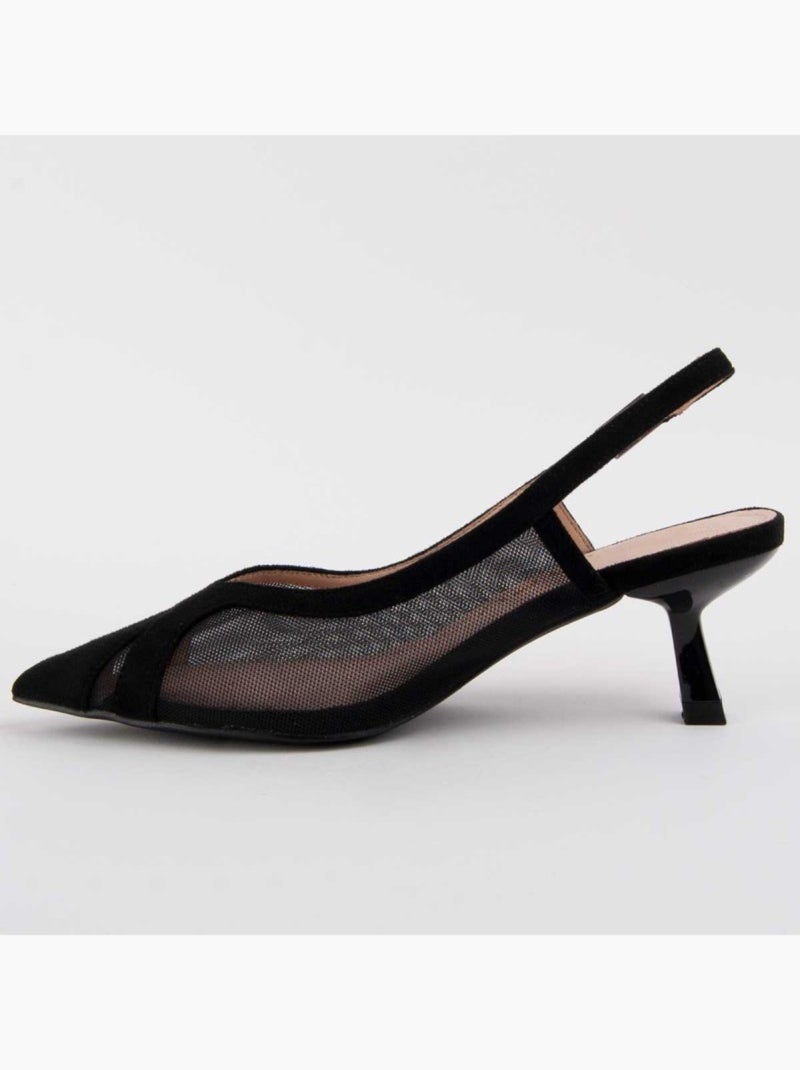 Chaussure à Talons Hauts Matériel Synthétique Montevita Noir - Kiabi