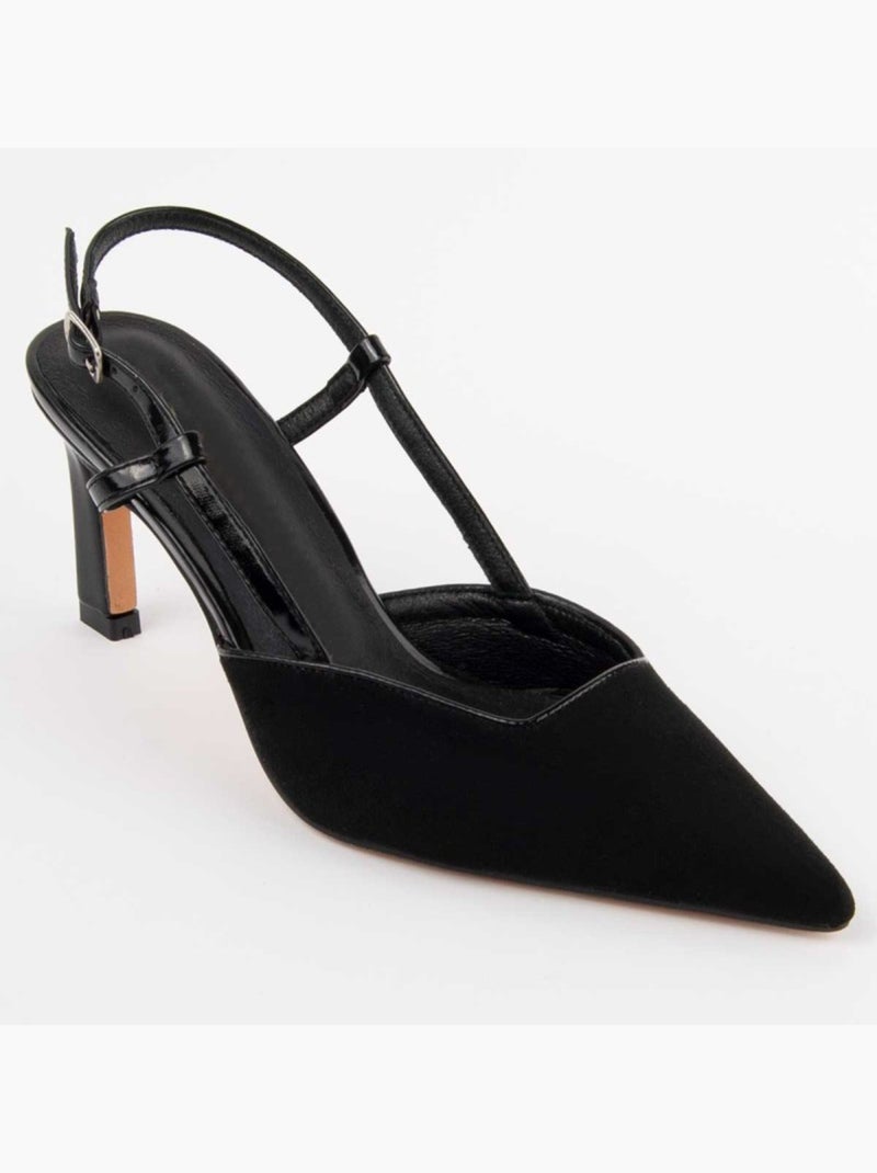 Chaussure à Talons Hauts Matériel Synthétique Montevita Noir - Kiabi
