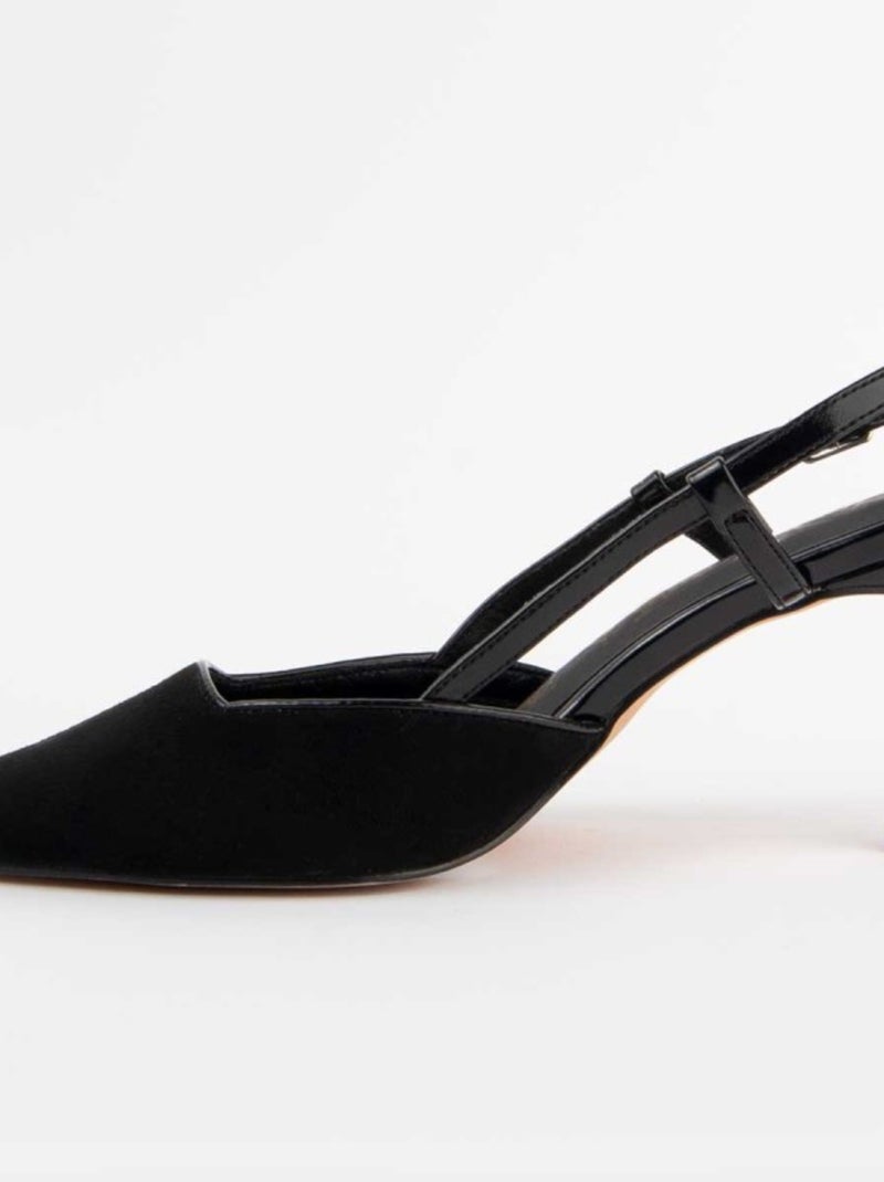 Chaussure à Talons Hauts Matériel Synthétique Montevita Noir - Kiabi