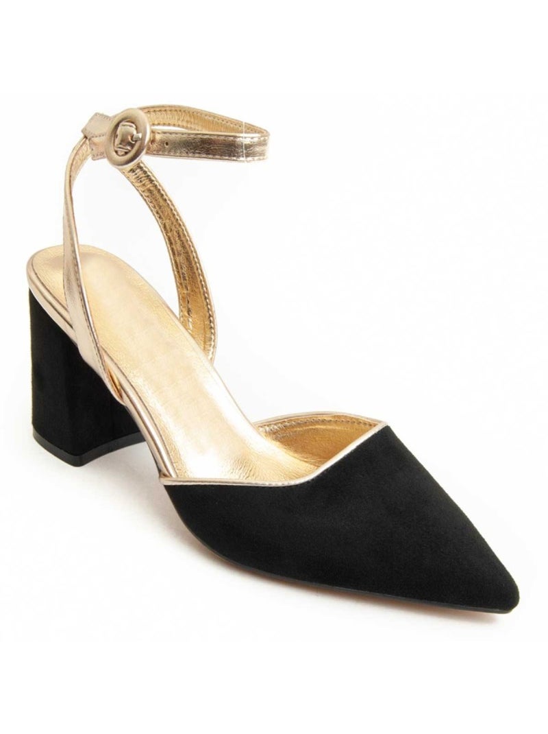 Chaussure à Talons Hauts Matériel Synthétique Montevita Noir - Kiabi