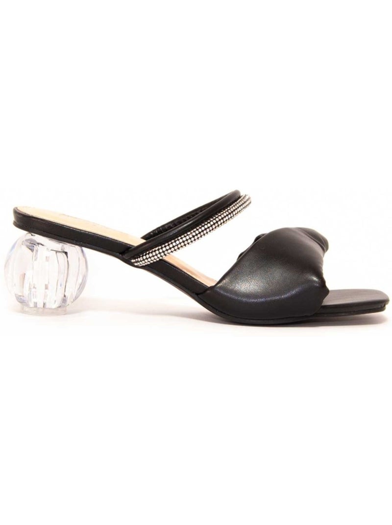 Chaussure à Talons Hauts Matériel Synthétique Montevita Noir - Kiabi