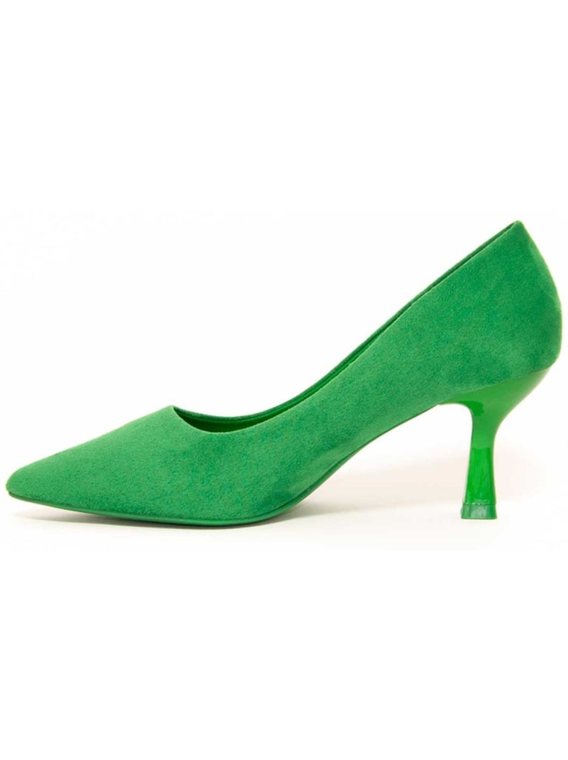 Chaussure à Talons Hauts Matériel Synthétique Montevita Vert - Kiabi