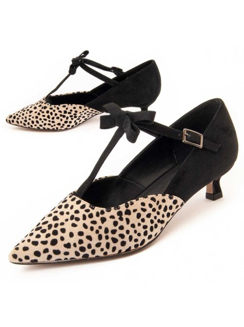 Chaussure à Talons Hauts Matière Synthétique Et Textile Montevita - Kiabi