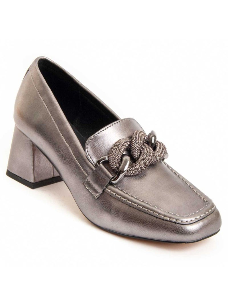 Chaussure à Talons Hauts Matière Synthétique Et Textile Montevita Gris - Kiabi