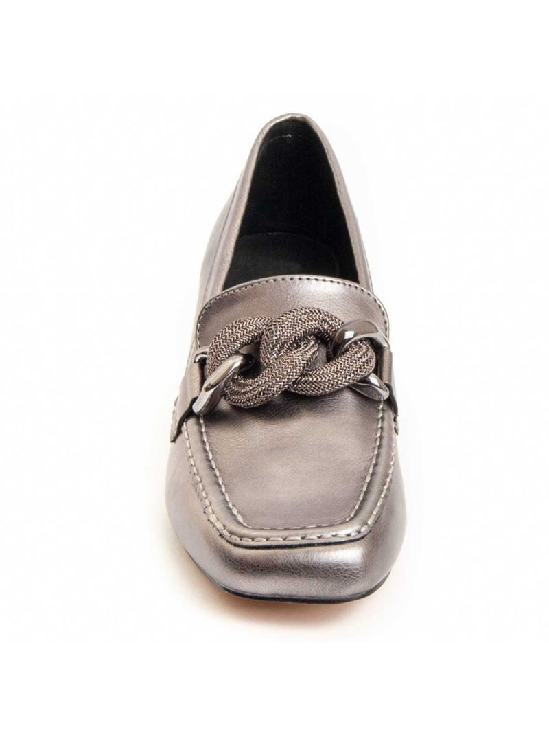 Chaussure à Talons Hauts Matière Synthétique Et Textile Montevita Gris - Kiabi