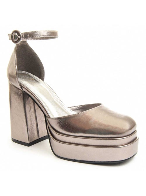 Chaussure à Talons Hauts Matière Synthétique Et Textile Montevita - Kiabi