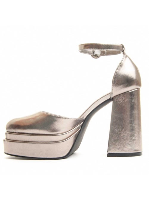 Chaussure à Talons Hauts Matière Synthétique Et Textile Montevita - Kiabi