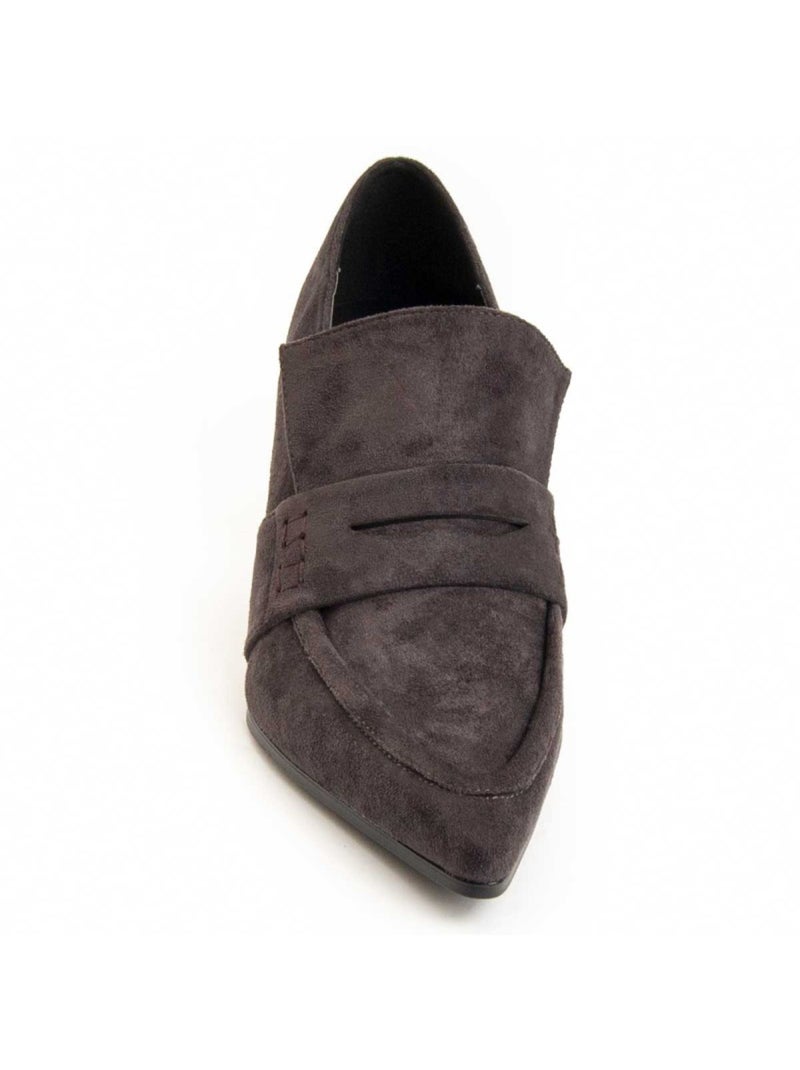 Chaussure à Talons Hauts Matière Synthétique Et Textile Montevita Gris - Kiabi