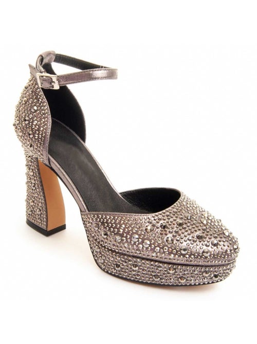 Chaussure à Talons Hauts Matière Synthétique Et Textile Montevita - Kiabi