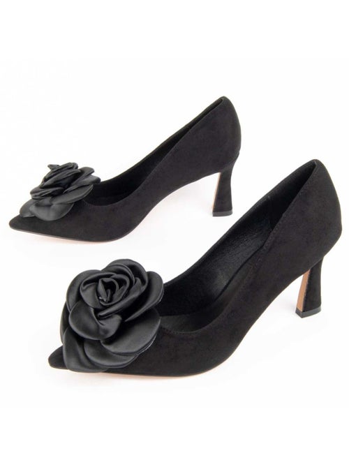 Chaussure à Talons Hauts Matière Synthétique Et Textile Montevita - Kiabi