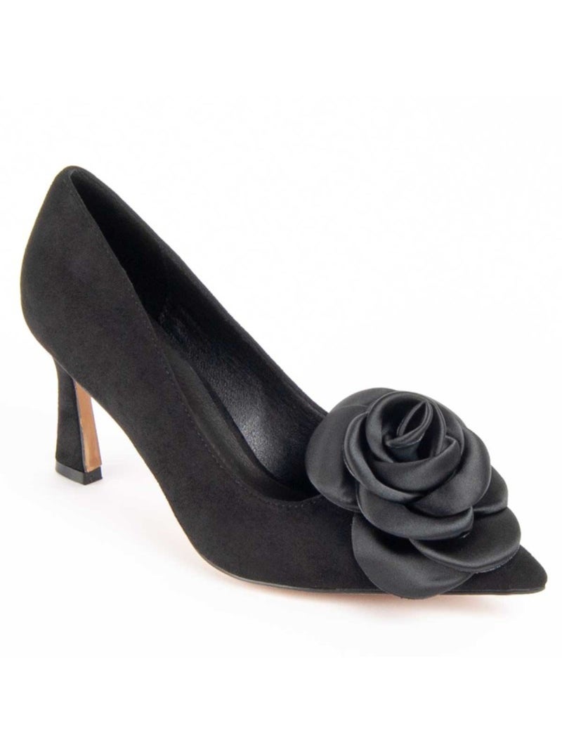 Chaussure à Talons Hauts Matière Synthétique Et Textile Montevita Noir - Kiabi