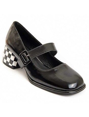 Chaussure à Talons Hauts Matière Synthétique Et Textile Montevita