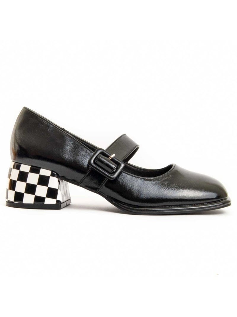 Chaussure à Talons Hauts Matière Synthétique Et Textile Montevita Noir - Kiabi