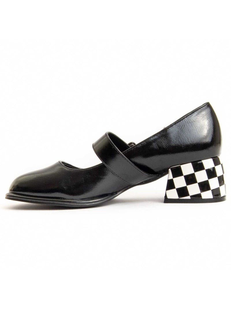 Chaussure à Talons Hauts Matière Synthétique Et Textile Montevita Noir - Kiabi