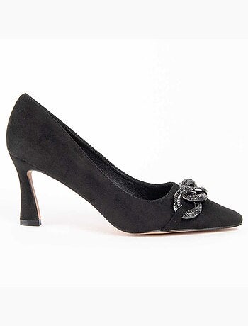 Chaussure à Talons Hauts Matière Synthétique Et Textile Montevita