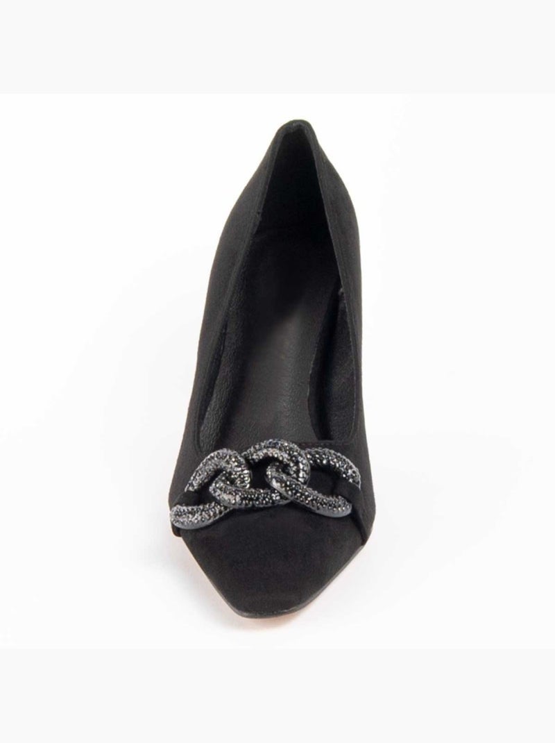 Chaussure à Talons Hauts Matière Synthétique Et Textile Montevita Noir - Kiabi