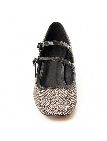 Chaussure à Talons Hauts Matière Synthétique Et Textile Montevita