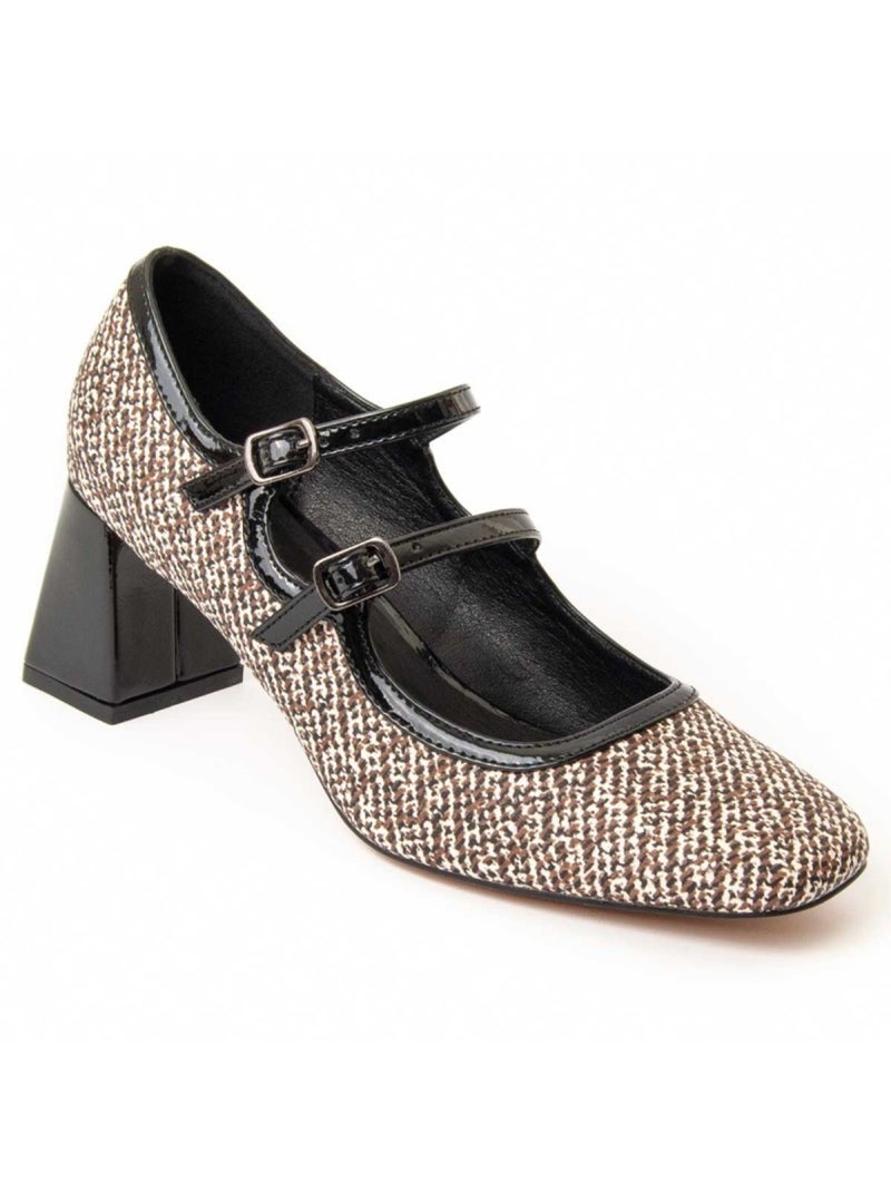 Chaussure à Talons Hauts Matière Synthétique Et Textile Montevita Noir - Kiabi