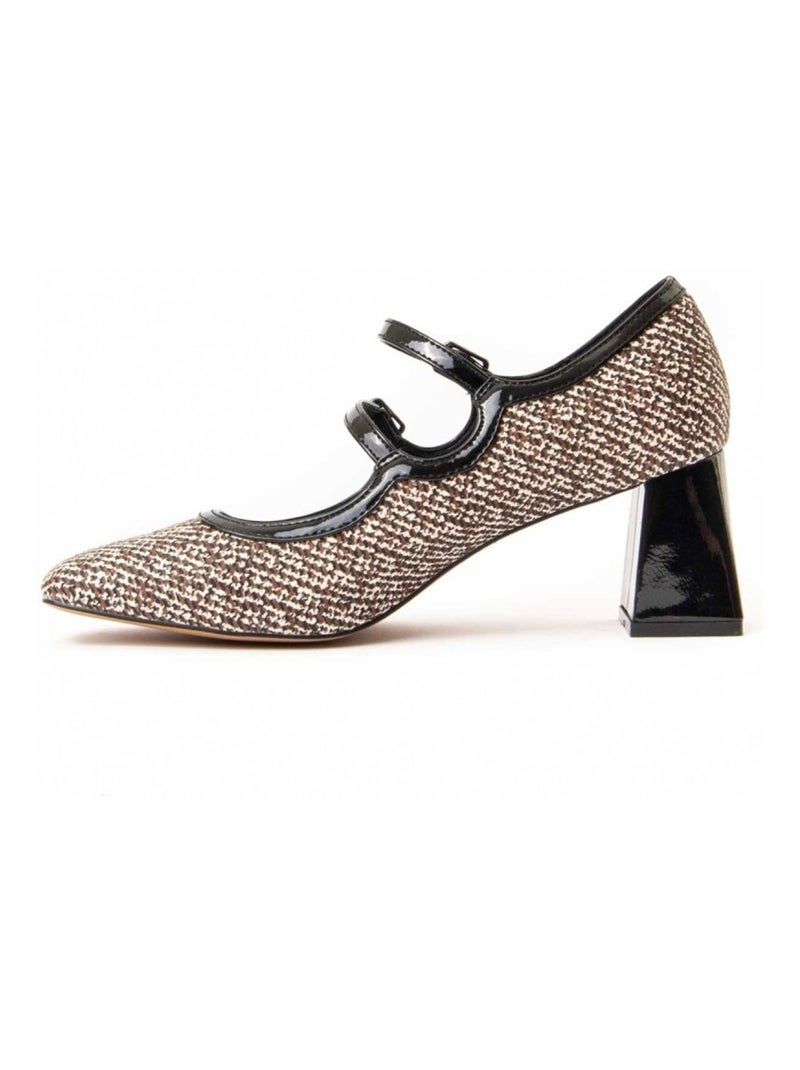 Chaussure à Talons Hauts Matière Synthétique Et Textile Montevita Noir - Kiabi