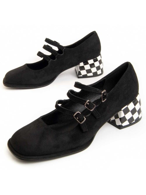 Chaussure à Talons Hauts Matière Synthétique Et Textile Montevita - Kiabi