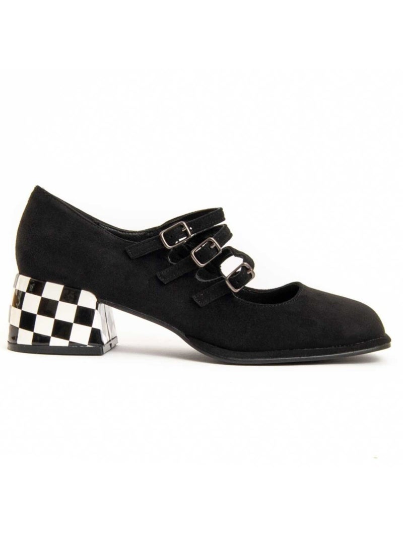 Chaussure à Talons Hauts Matière Synthétique Et Textile Montevita Noir - Kiabi