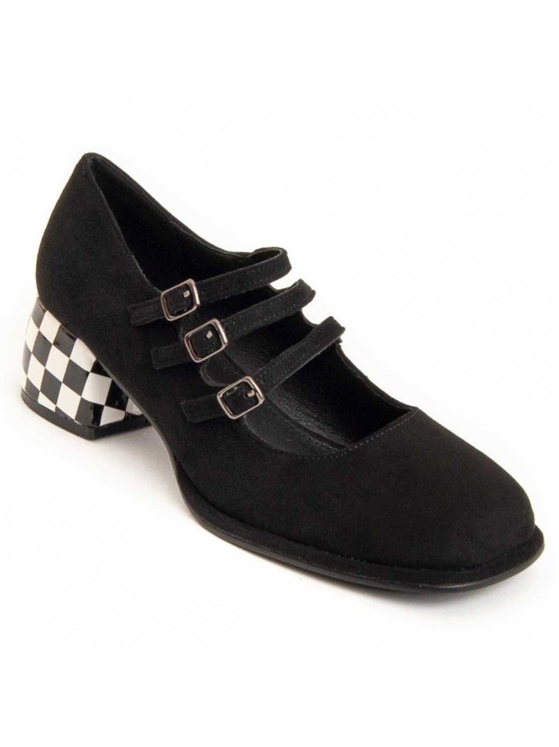 Chaussure à Talons Hauts Matière Synthétique Et Textile Montevita Noir - Kiabi