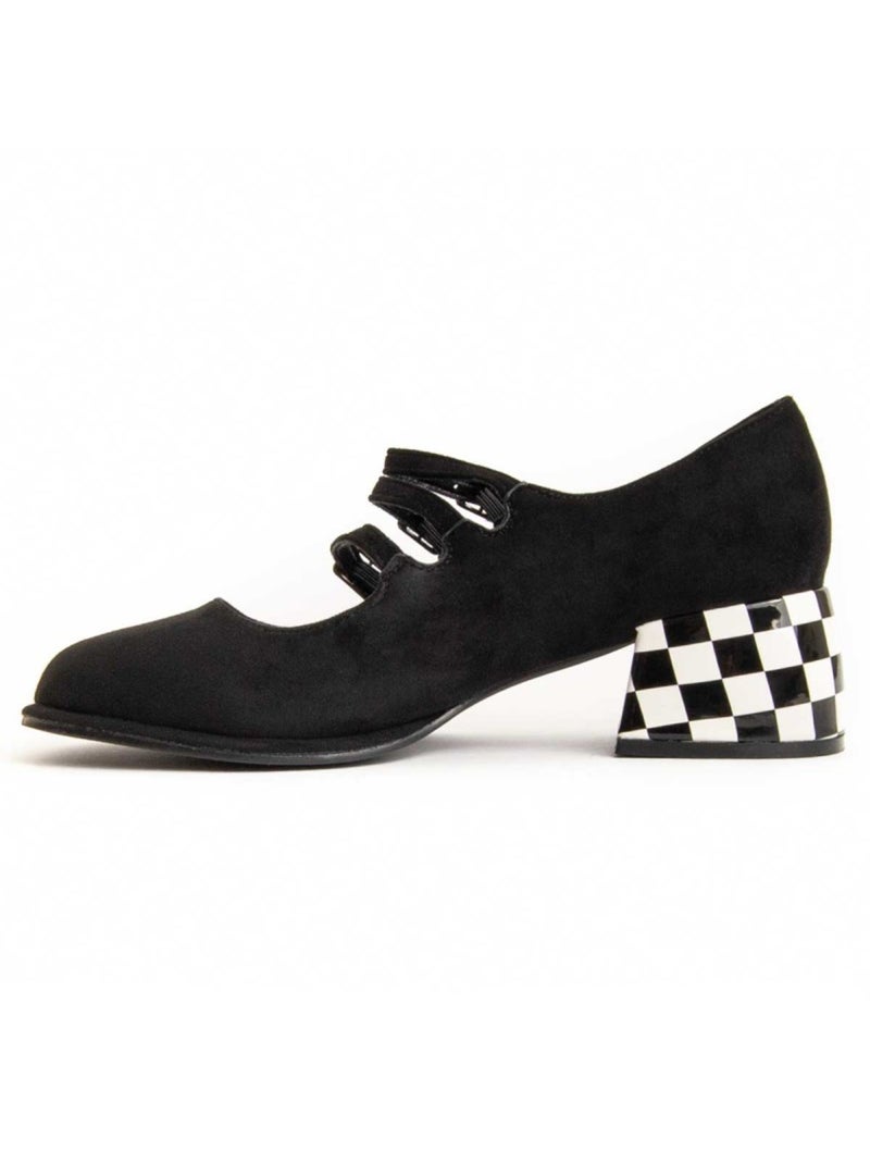 Chaussure à Talons Hauts Matière Synthétique Et Textile Montevita Noir - Kiabi