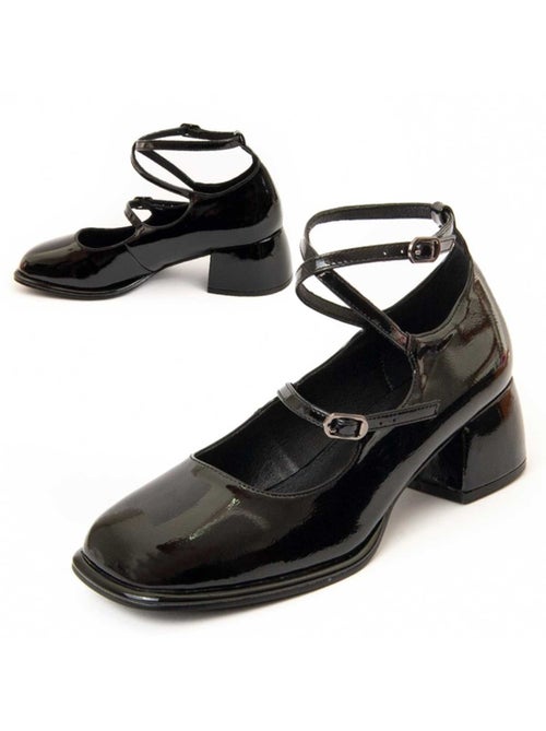 Chaussure à Talons Hauts Matière Synthétique Et Textile Montevita - Kiabi