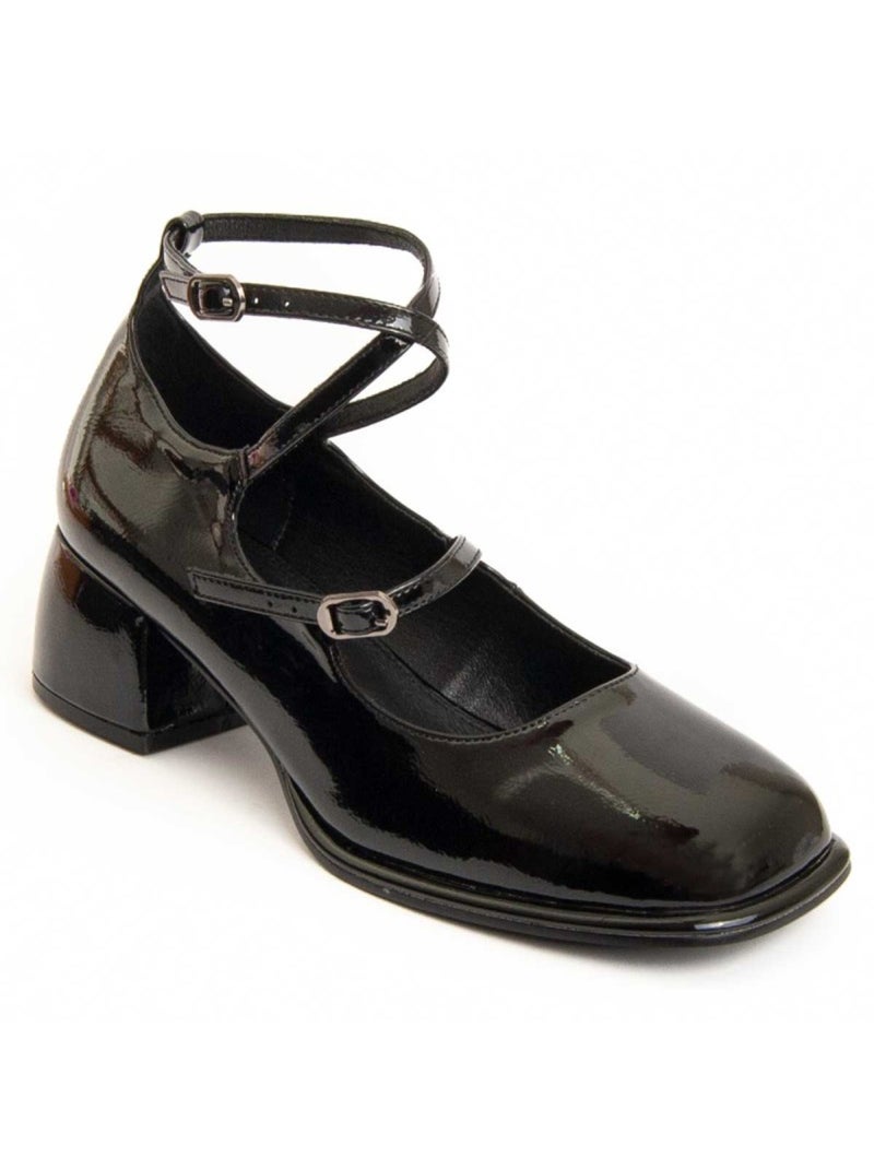 Chaussure à Talons Hauts Matière Synthétique Et Textile Montevita Noir - Kiabi