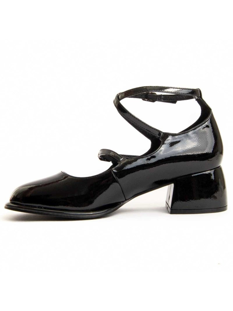Chaussure à Talons Hauts Matière Synthétique Et Textile Montevita Noir - Kiabi