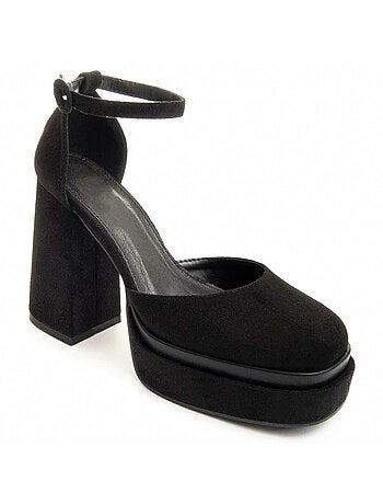 Chaussure à Talons Hauts Matière Synthétique Et Textile Montevita