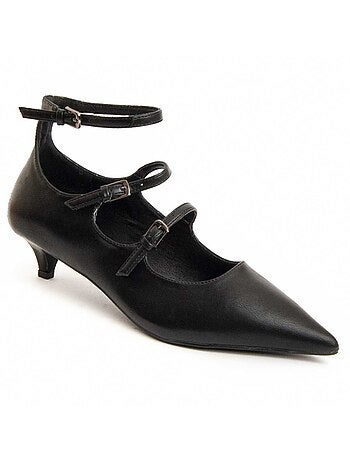 Chaussure à Talons Hauts Matière Synthétique Et Textile Montevita