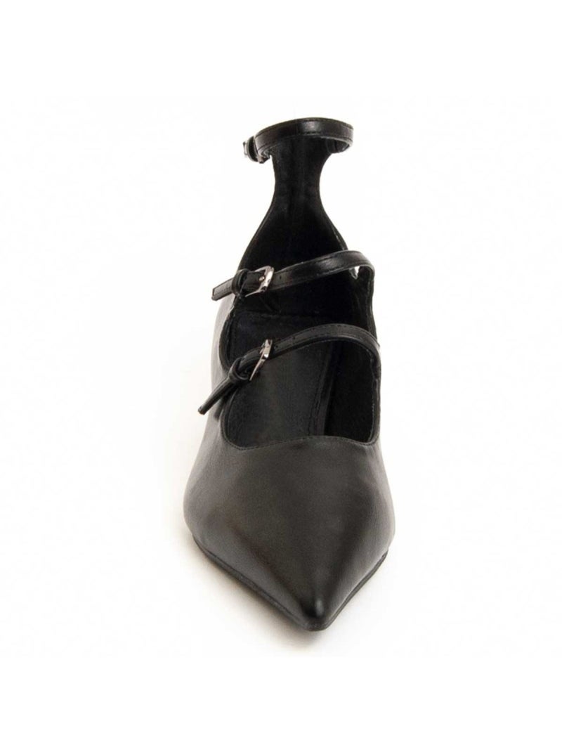Chaussure à Talons Hauts Matière Synthétique Et Textile Montevita Noir - Kiabi