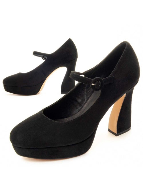 Chaussure à Talons Hauts Matière Synthétique Et Textile Montevita - Kiabi