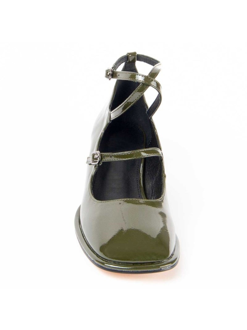 Chaussure à Talons Hauts Matière Synthétique Et Textile Montevita Vert - Kiabi