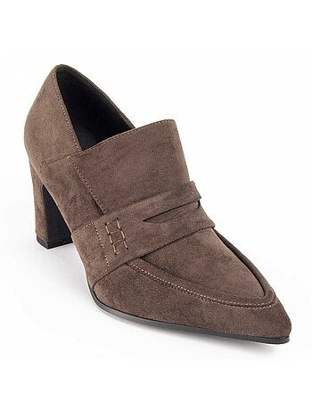 CHAUSSURE À TALONS HAUTS MATIÈRE SYNTHÉTIQUE ET TEXTILE VERT