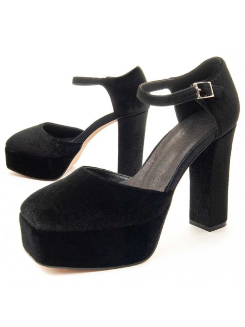 Chaussure à Talons Hauts Tissu Montevita - Kiabi