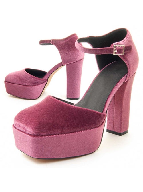 Chaussure à Talons Hauts Tissu Montevita - Kiabi