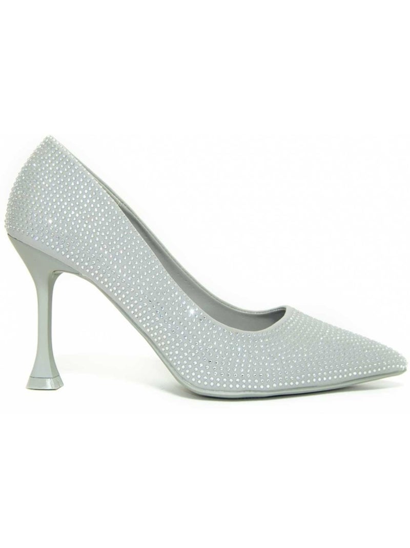 Chaussure à Talons Matériau Synthétique Montevita Argent - Kiabi