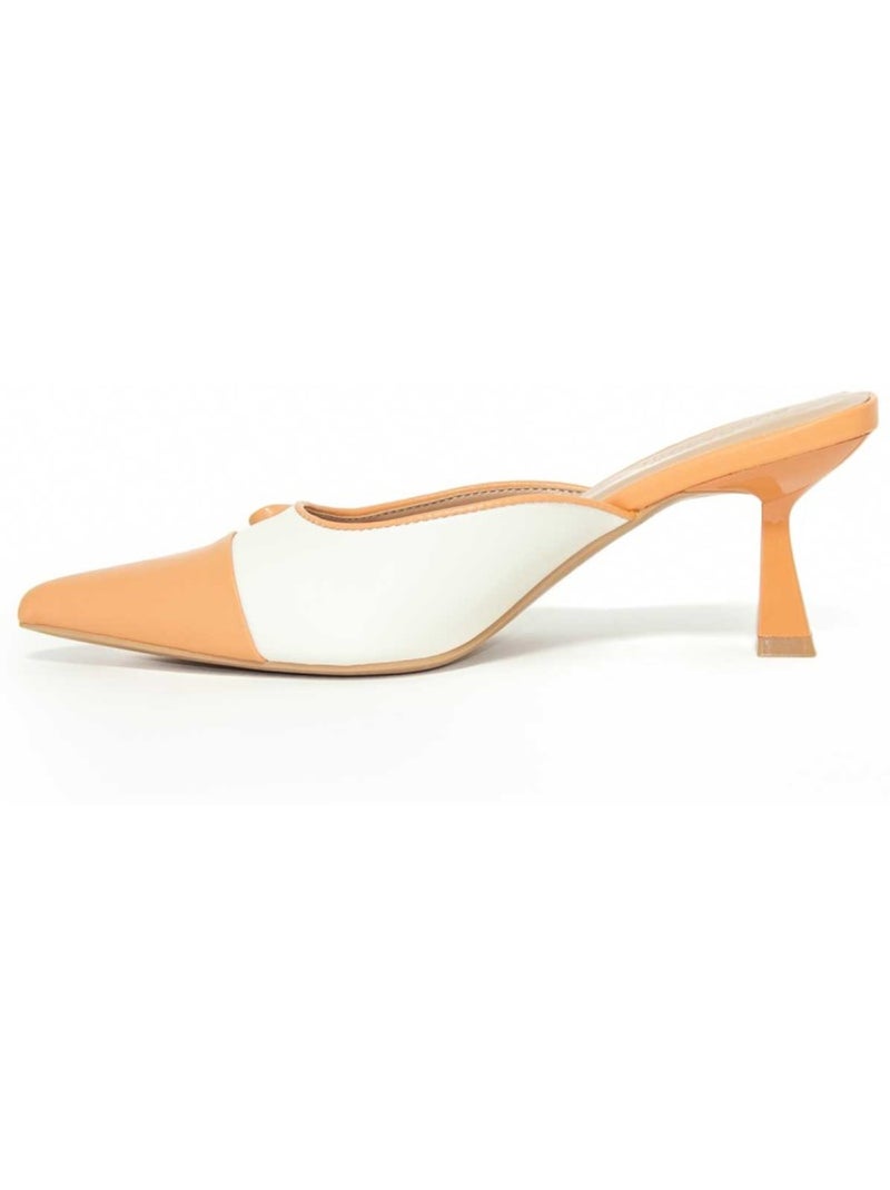 Chaussure à Talons Matériau Synthétique Montevita Orange - Kiabi