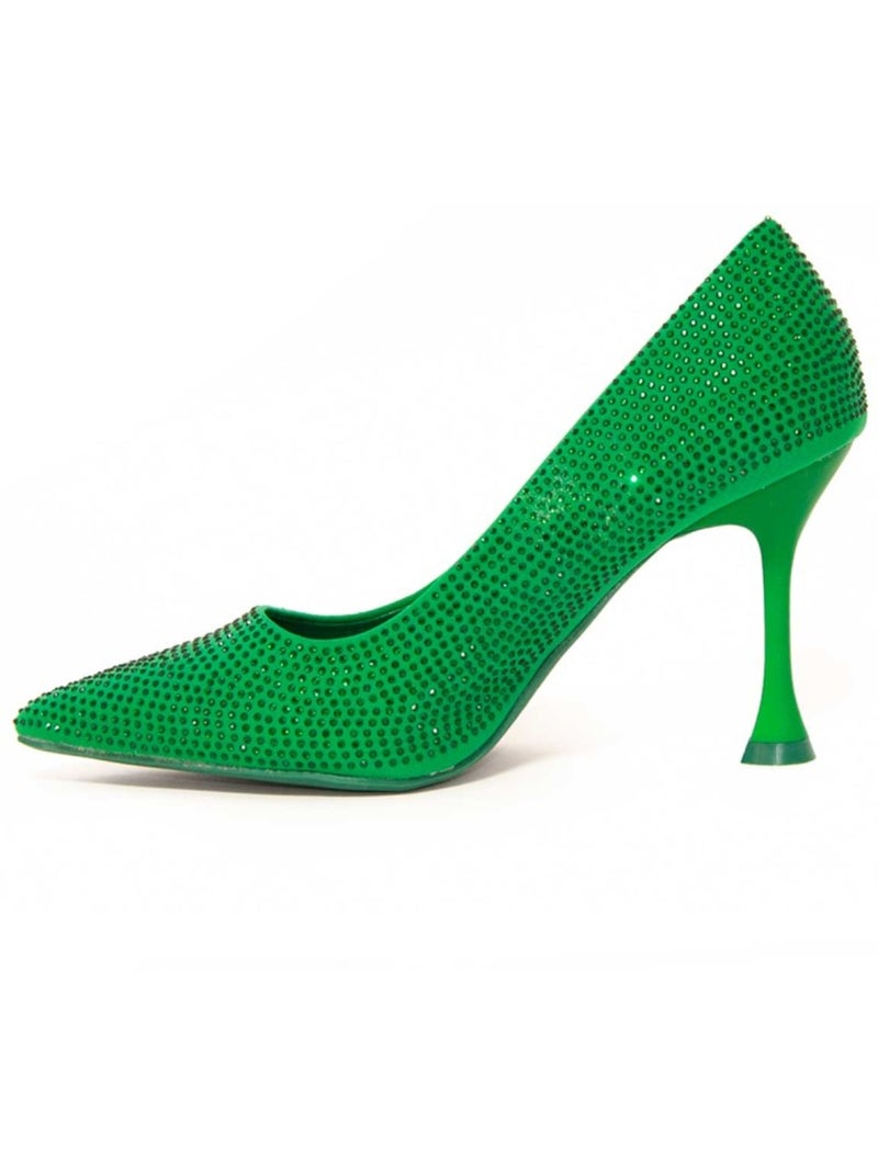 Chaussure à Talons Matériau Synthétique Montevita Vert - Kiabi