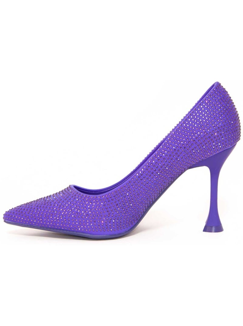 Chaussure à Talons Matériau Synthétique Montevita Violet - Kiabi