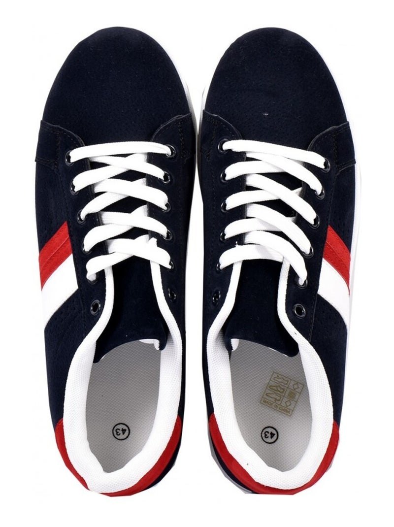Chaussure Basket SNEAKER Bleu marine - Kiabi