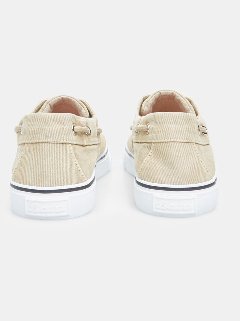 Chaussure bateau BATA Beige - Kiabi