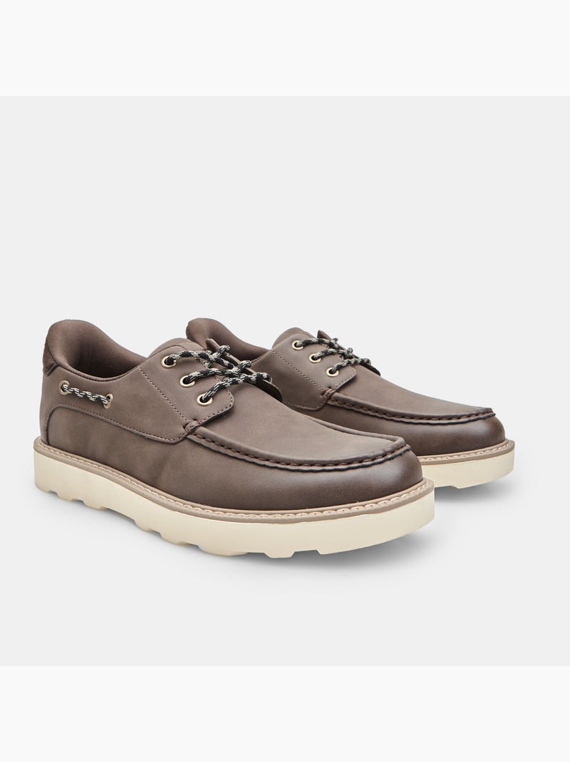Chaussure bateau modèle Weinbrenner Marron - Kiabi