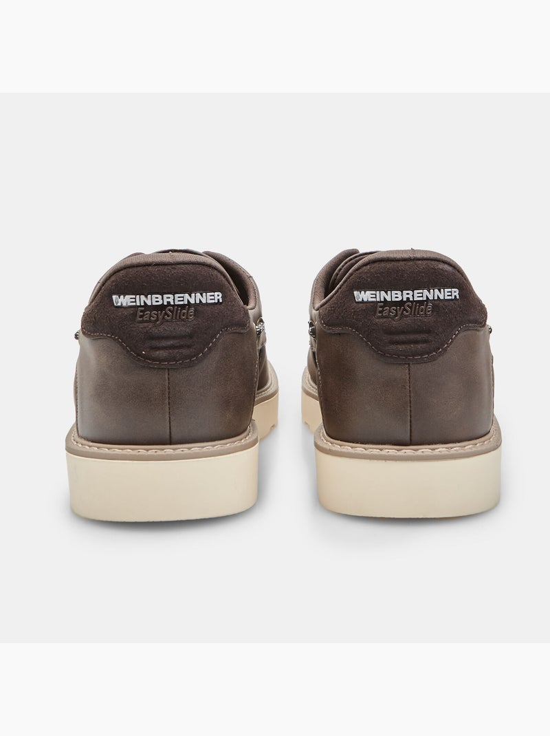 Chaussure bateau modèle Weinbrenner Marron - Kiabi