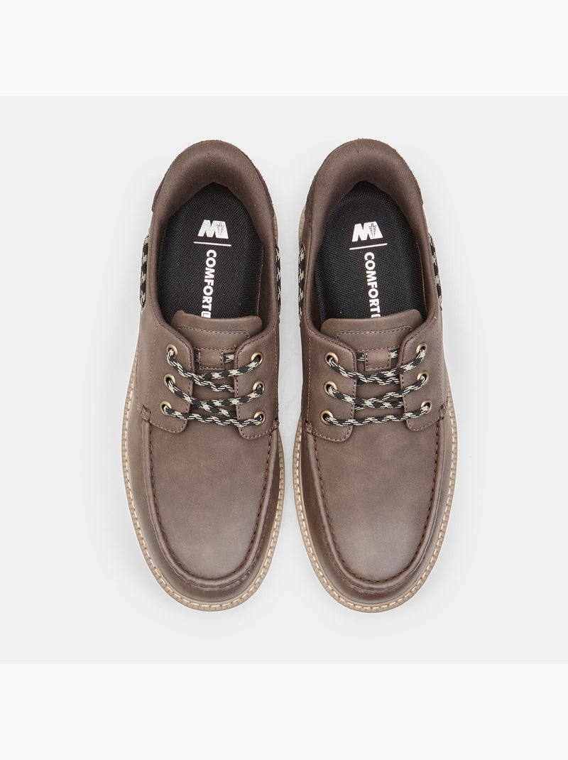 Chaussure bateau modèle Weinbrenner Marron - Kiabi