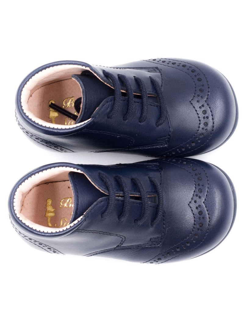 Chaussure Bébé Premier Pas - Boni Elie Bleu marine - Kiabi