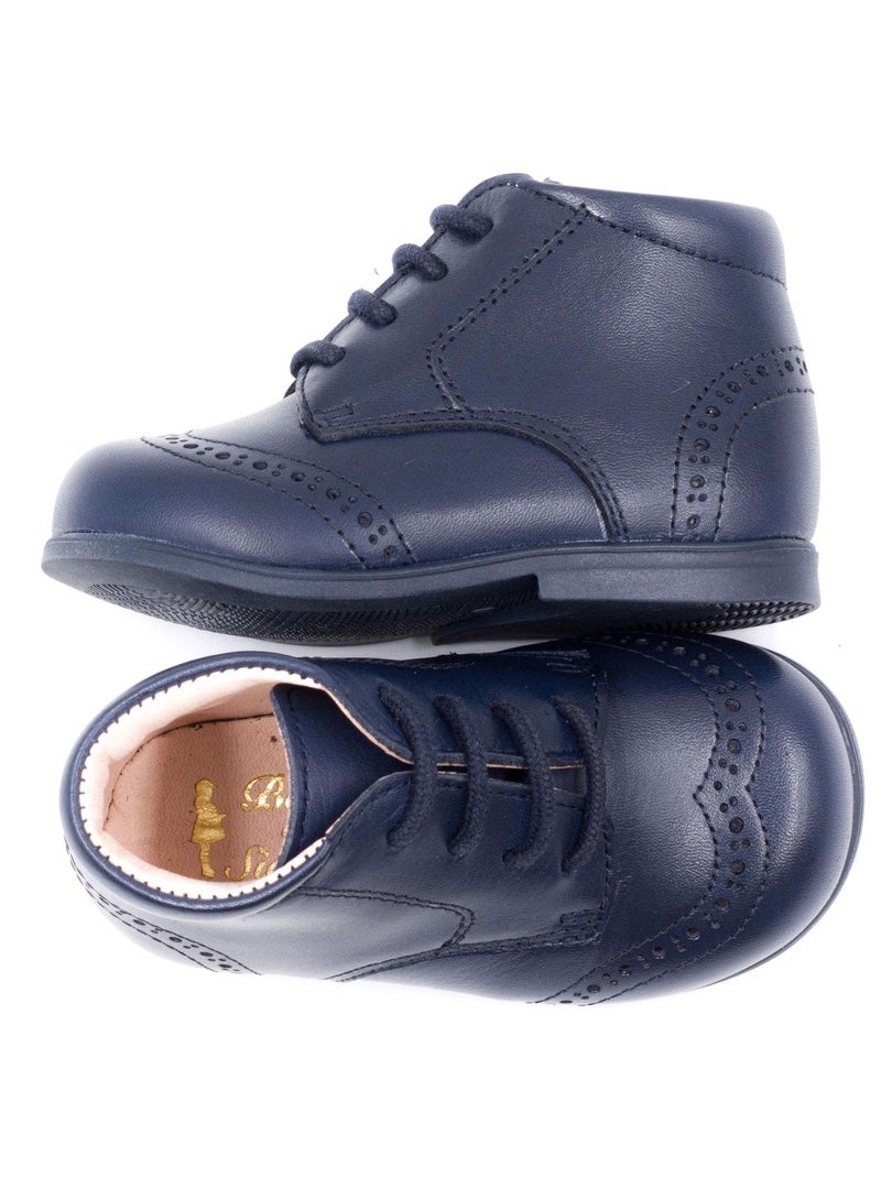 Chaussure Bébé Premier Pas - Boni Elie Bleu marine - Kiabi