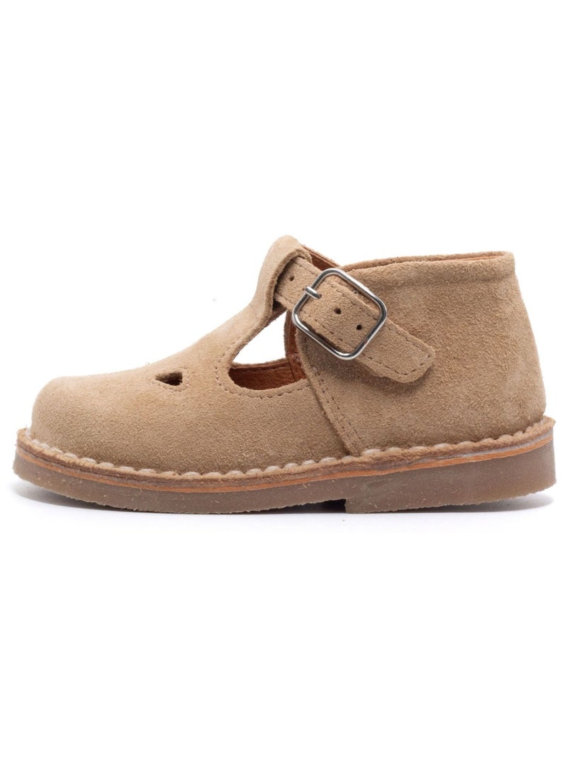 Chaussure Bebe Premier Pas - Boni Mini Hugues Beige clair - Kiabi